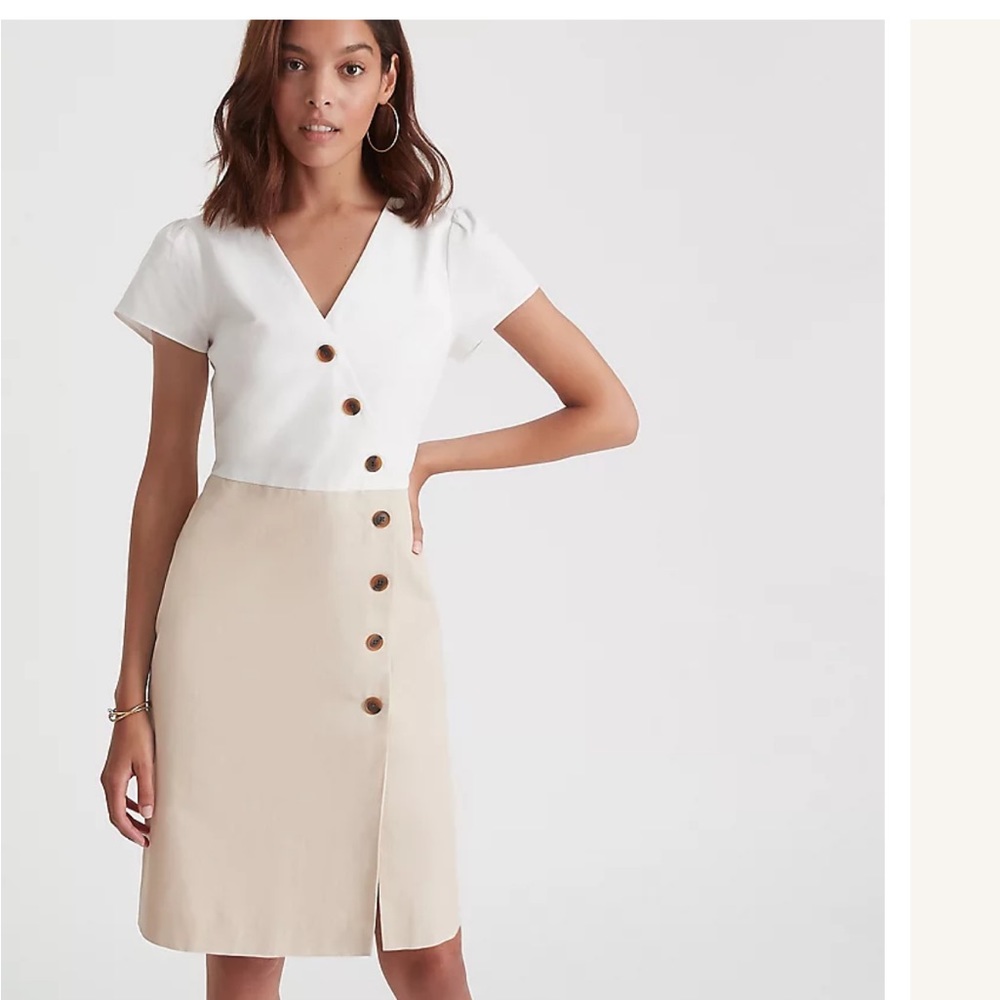 NWT Ann Taylor button dress